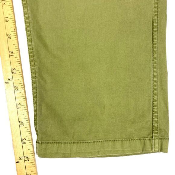Pendleton Pants Womens Size 16 Petite Green High Waisted Straight Leg Utility - Picture 14 of 15